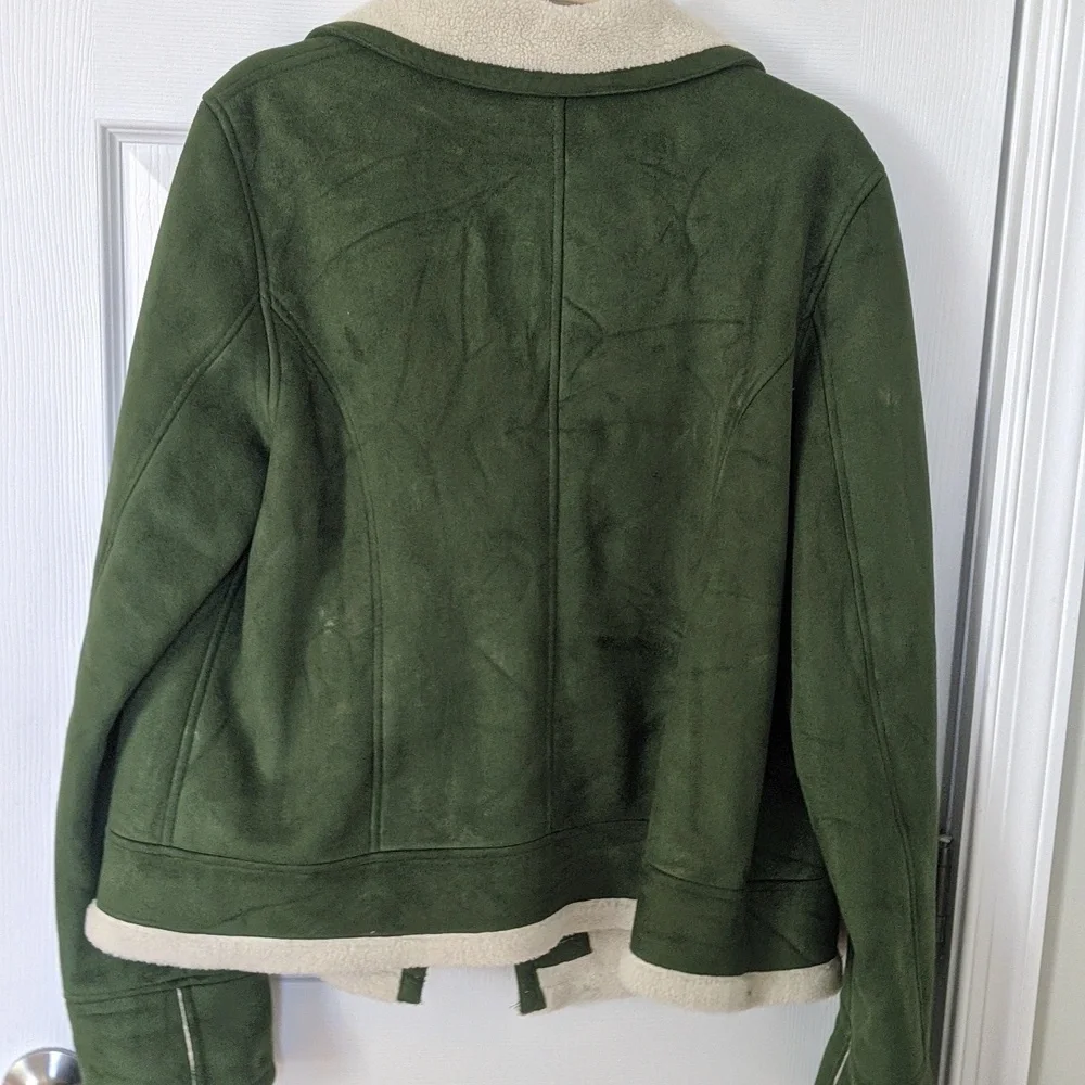Green Talbot's Fleece-Lined Coat - Picture 2 of 3